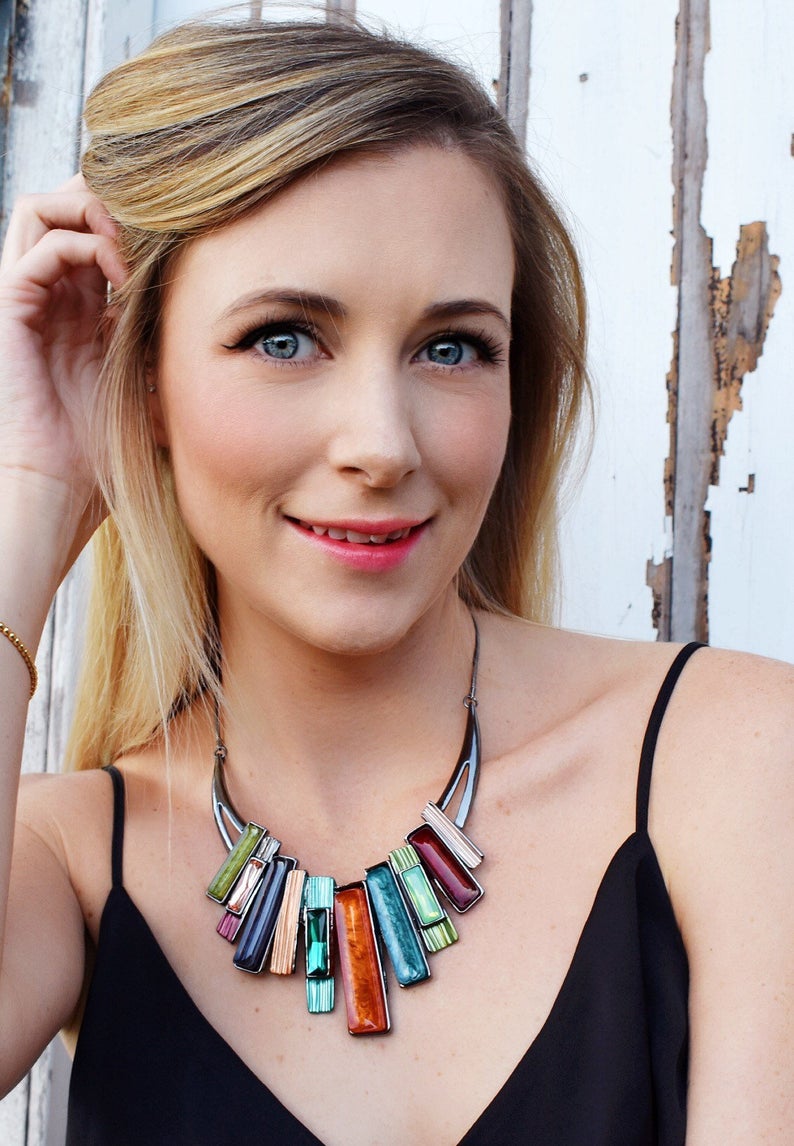 Multicolour Statement Necklace