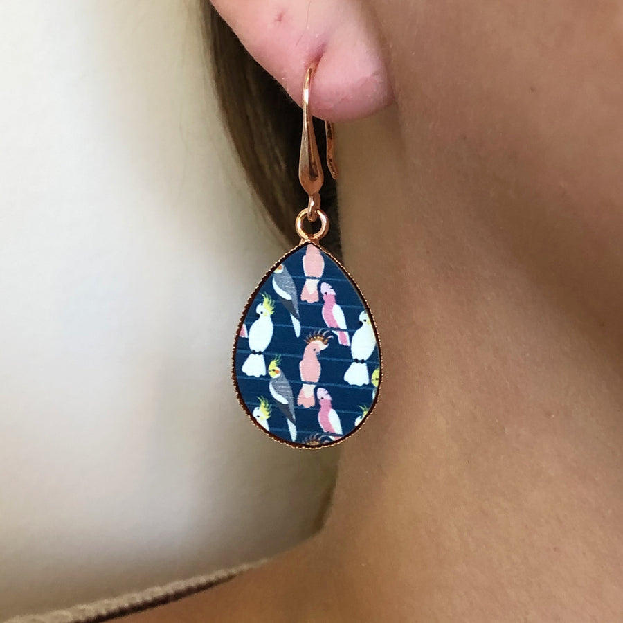 Cockatoo & Cockatiel Earrings