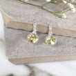 Load image into Gallery viewer, Crystal Earrings - Silver/Jonquil
