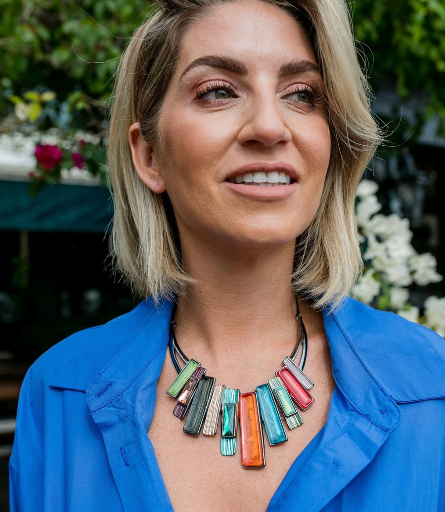 Multicolour Statement Necklace